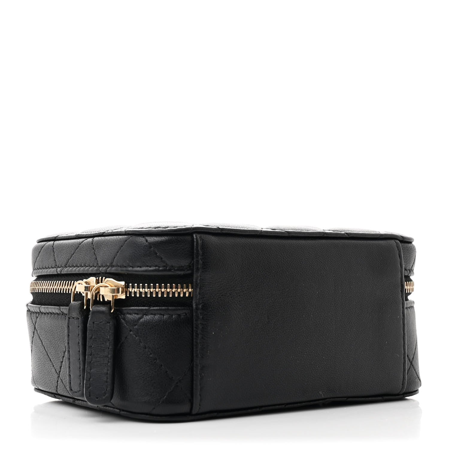 Chanel Lambskin Quilted Small Trendy CC Camera Case With Chain Black 4 of 11