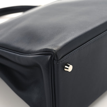 Hermes Swift Kelly Retourne 32 Bleu Indigo 11 of 16