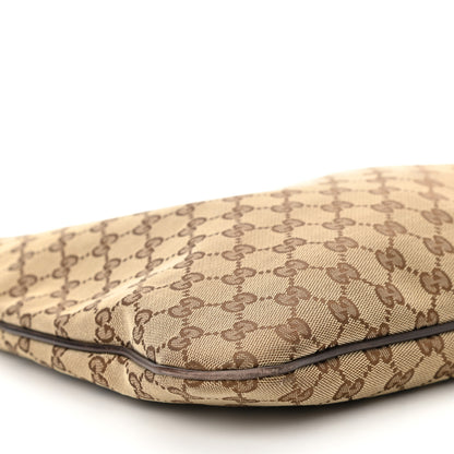 Gucci Monogram Medium New Britt Hobo Dark Brown 9 of 11
