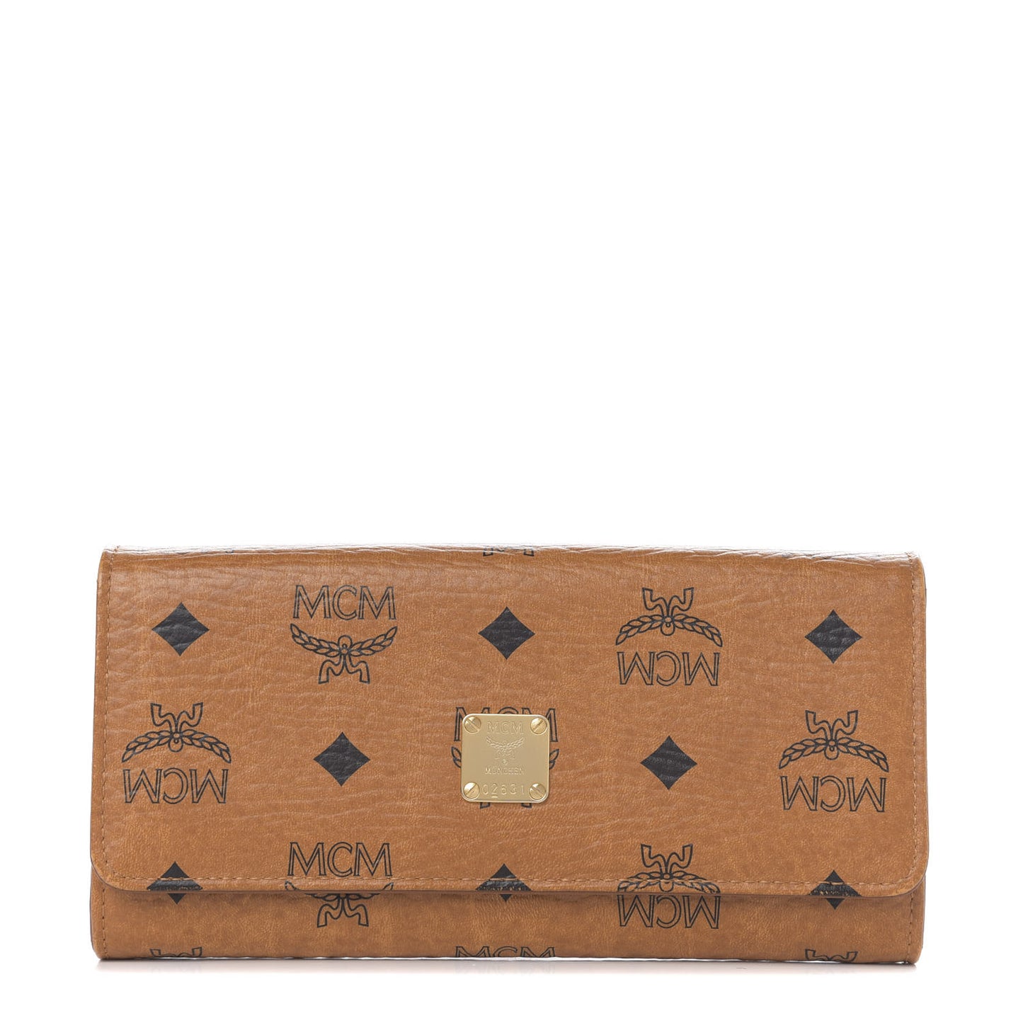 Visetos Heritage Continental Flap Wallet Cognac