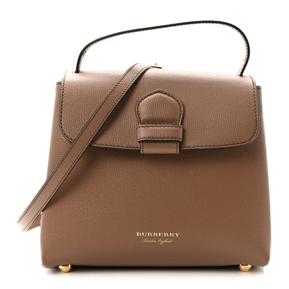 Burberry Derby Calfskin House Check Small Camberley Dark Sand 1 of 9