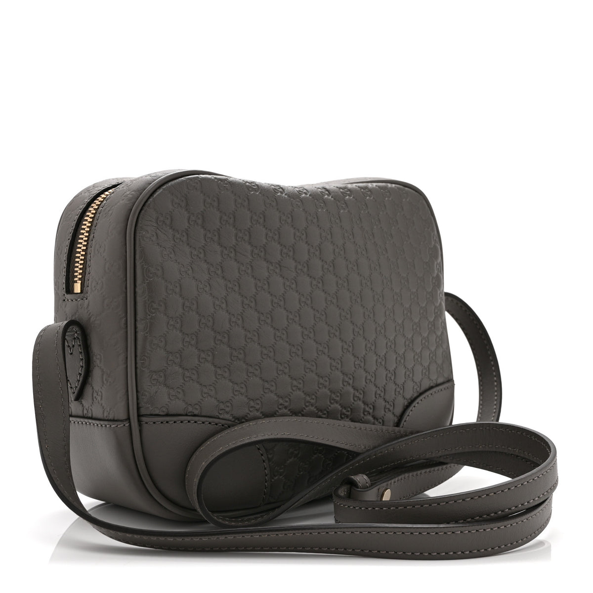 Microguccissima Mini Bree Messenger Bag Grey