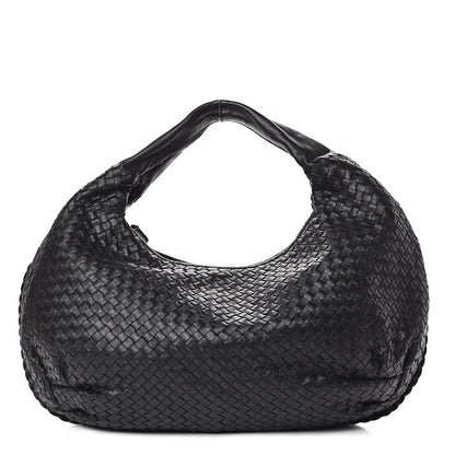 Bottega Veneta Nappa Intrecciato Large Belly Veneta Hobo Black 1 of 9
