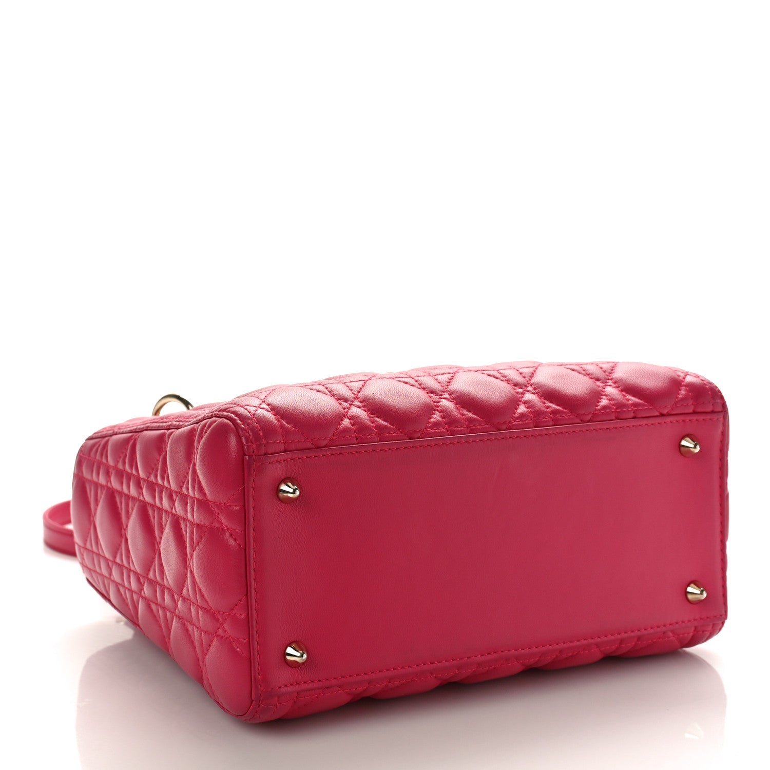 Christian Dior Lambskin Cannage Medium Lady Dior Pink 4 of 8
