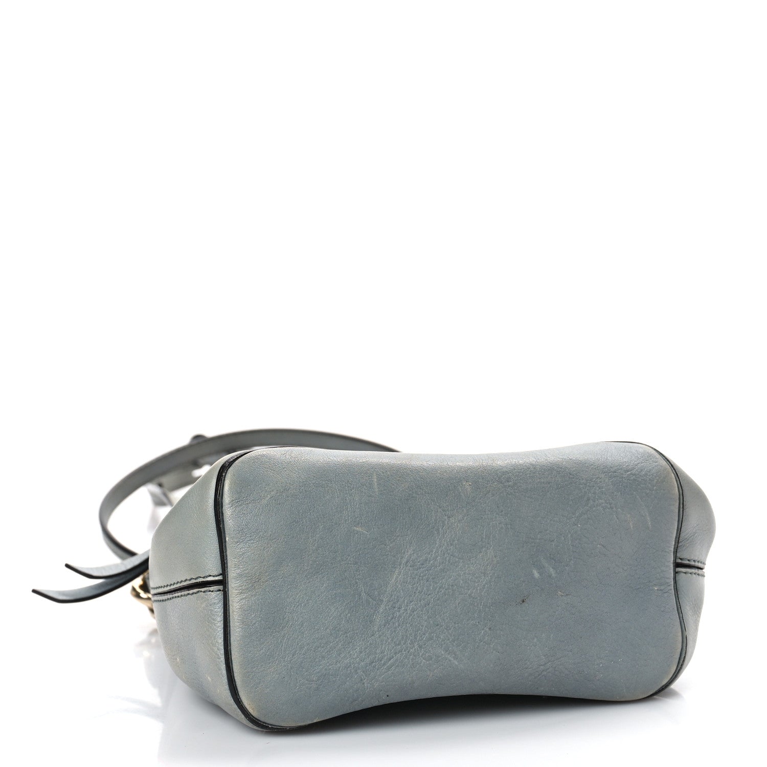 Chloe Suede Calfskin Mini Faye Backpack Washed Blue 4 of 10