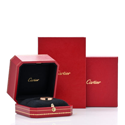 Cartier 18K Pink Gold 3.5mm LOVE Wedding Band Ring 59 8.75 5 of 5