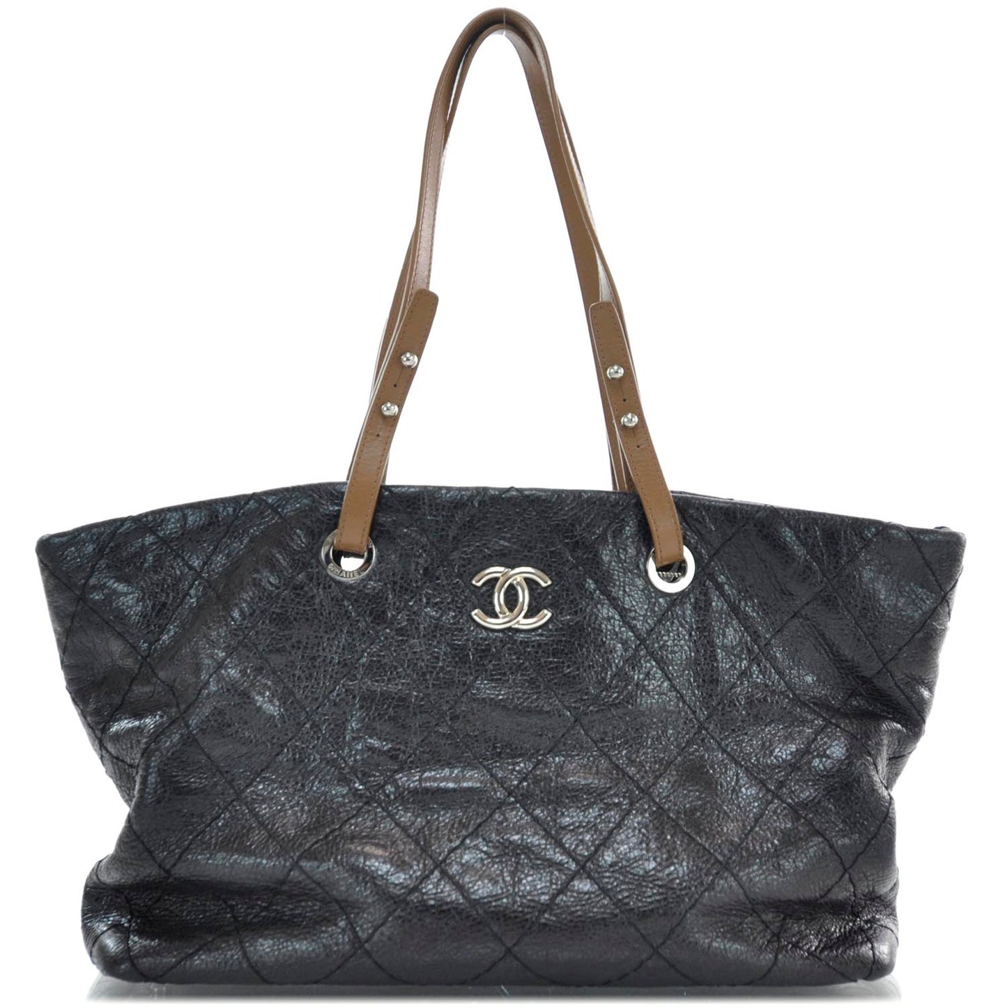 Glazed Calfskin On The Road Tote