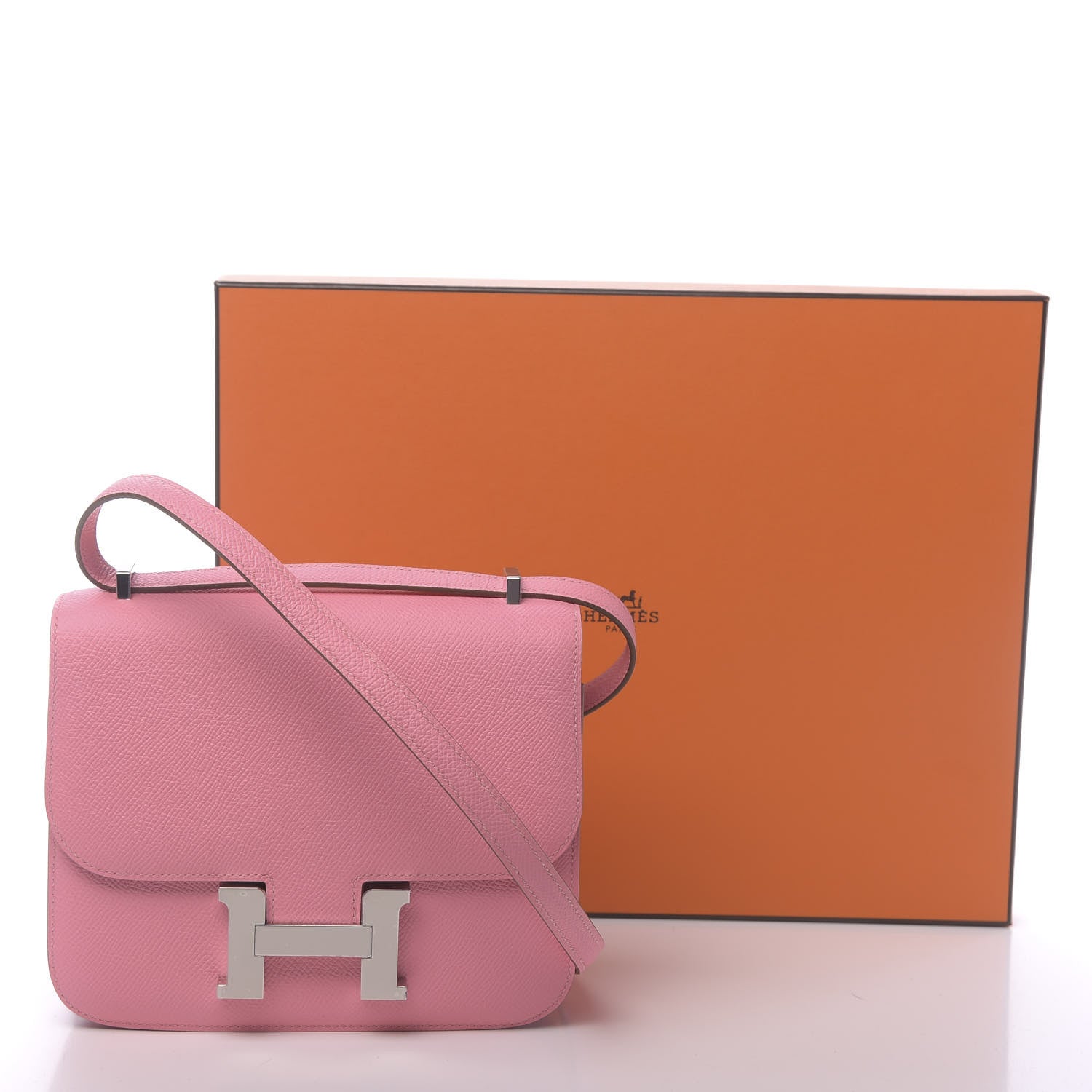 Hermes Epsom Constance 18 Rose Confetti 11 of 11