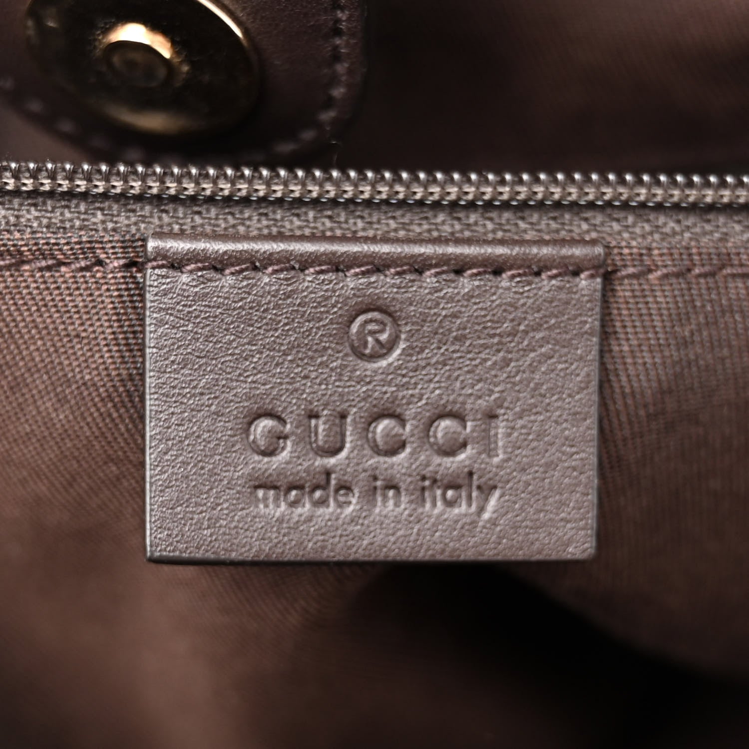 Gucci Monogram Shoulder Bag Dark Brown 6 of 11