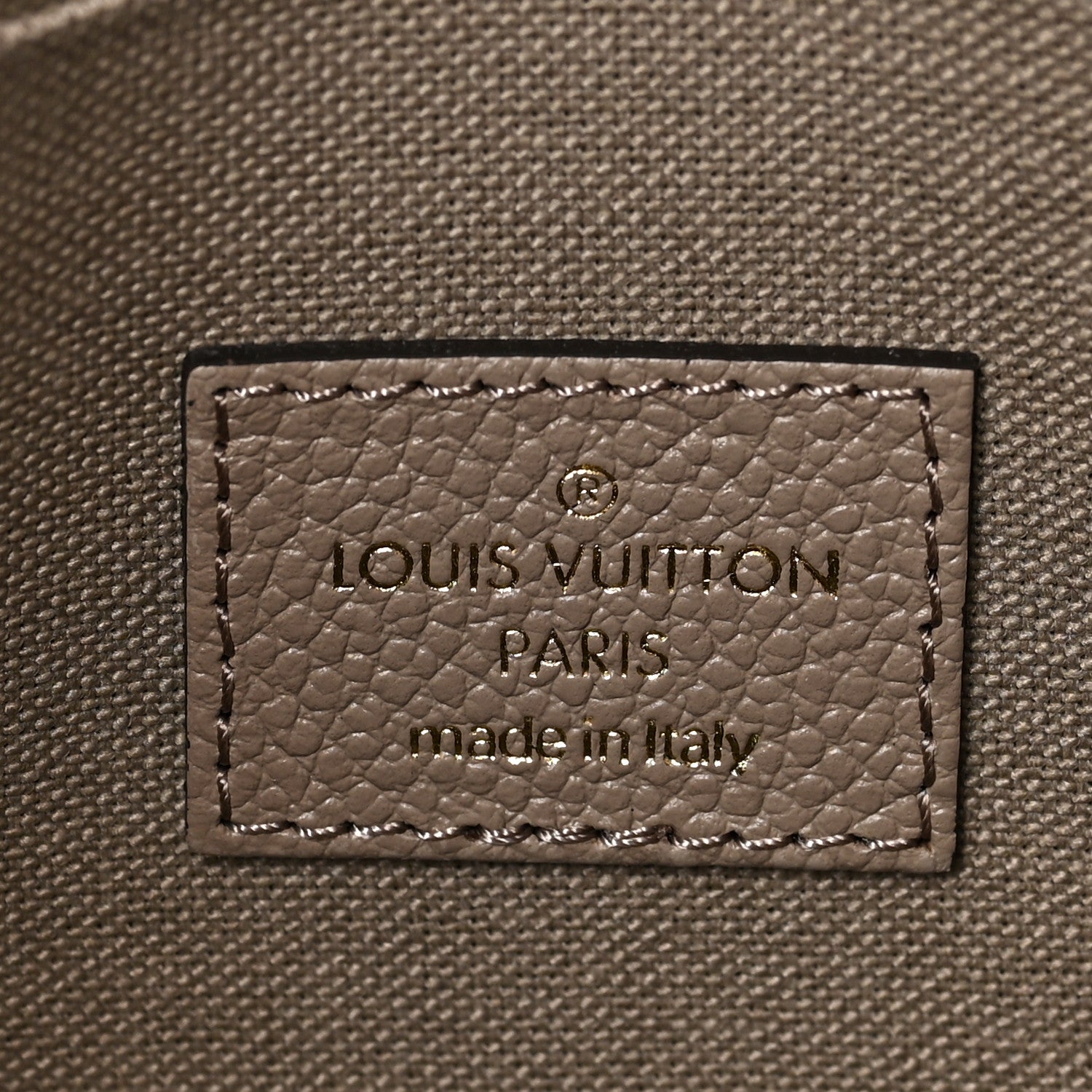 Louis Vuitton Empreinte Monogram Giant Felicie Pochette Tourterelle Creme 5 of 7