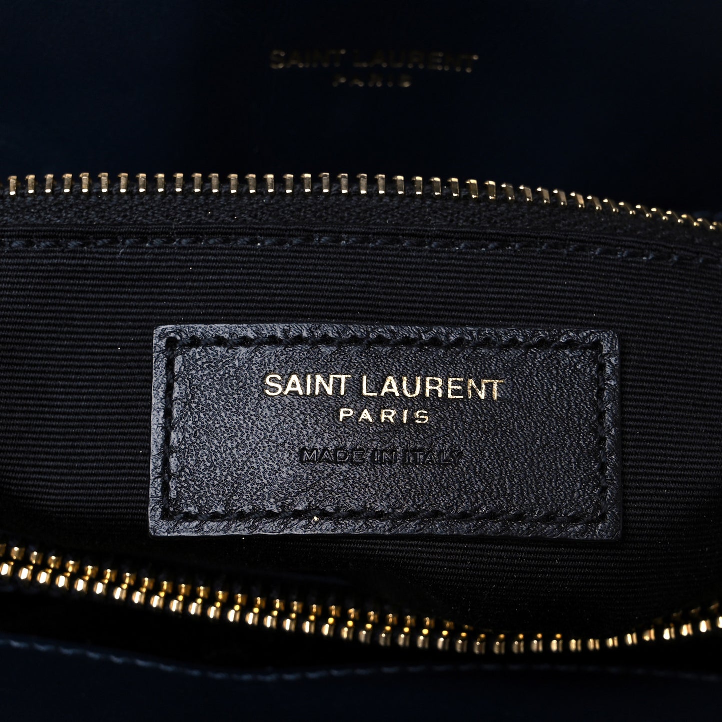 Calfskin Y Quilted Monogram Medium Loulou Chain Satchel Deep Marine