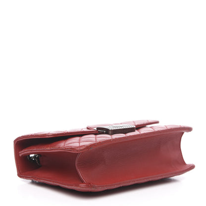 Chanel Goatskin Quilted Small CC University Top Handle Flap Red 4 of 15