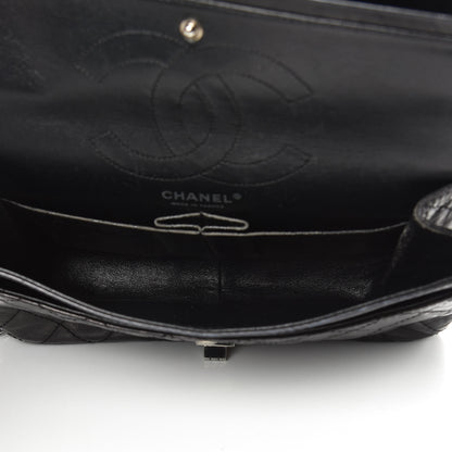Chanel Metallic Aged Calfskin Quilted 2.55 Reissue 226 Flap Black 5 of 16
