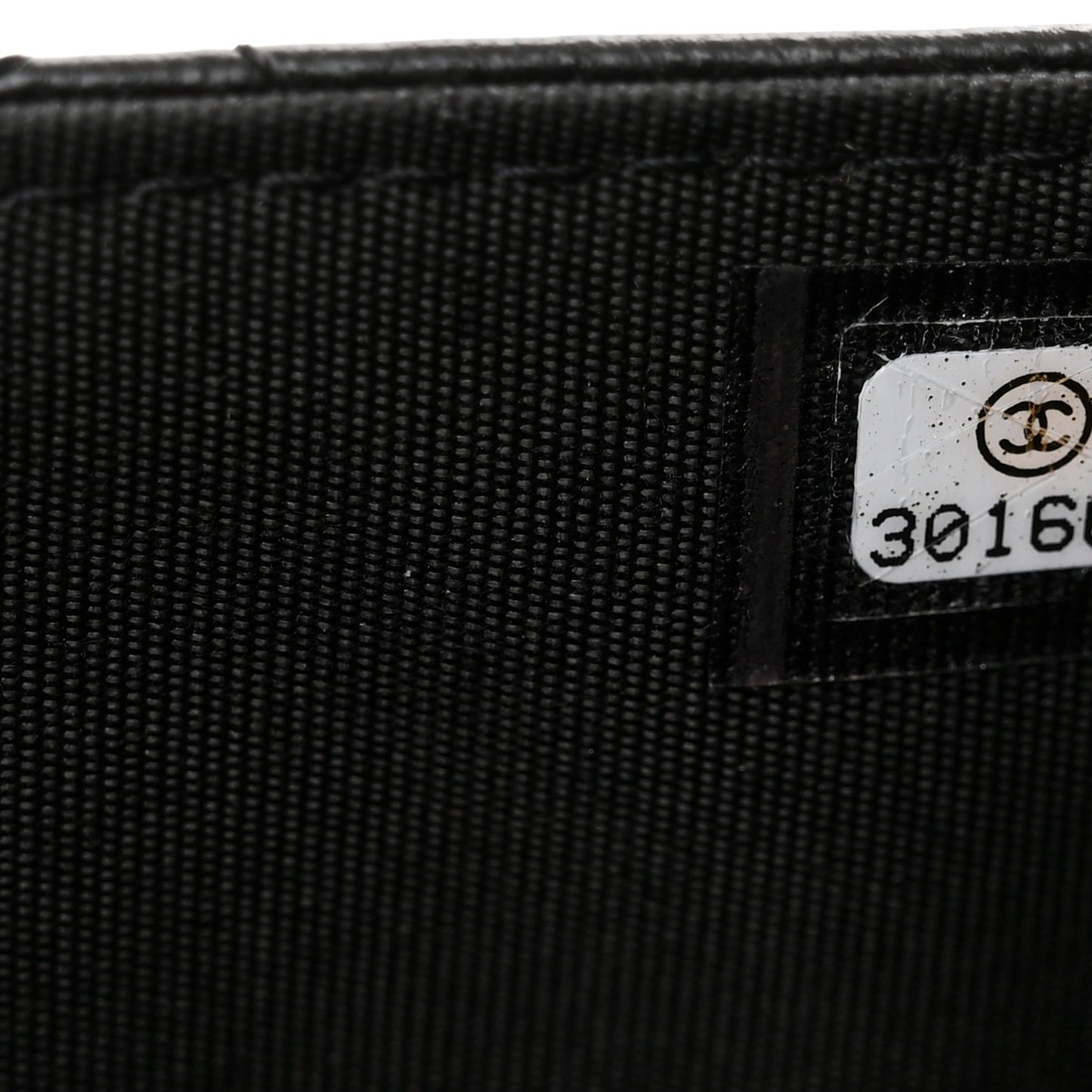 Lambskin Quilted Trendy CC Wallet On Chain WOC Black