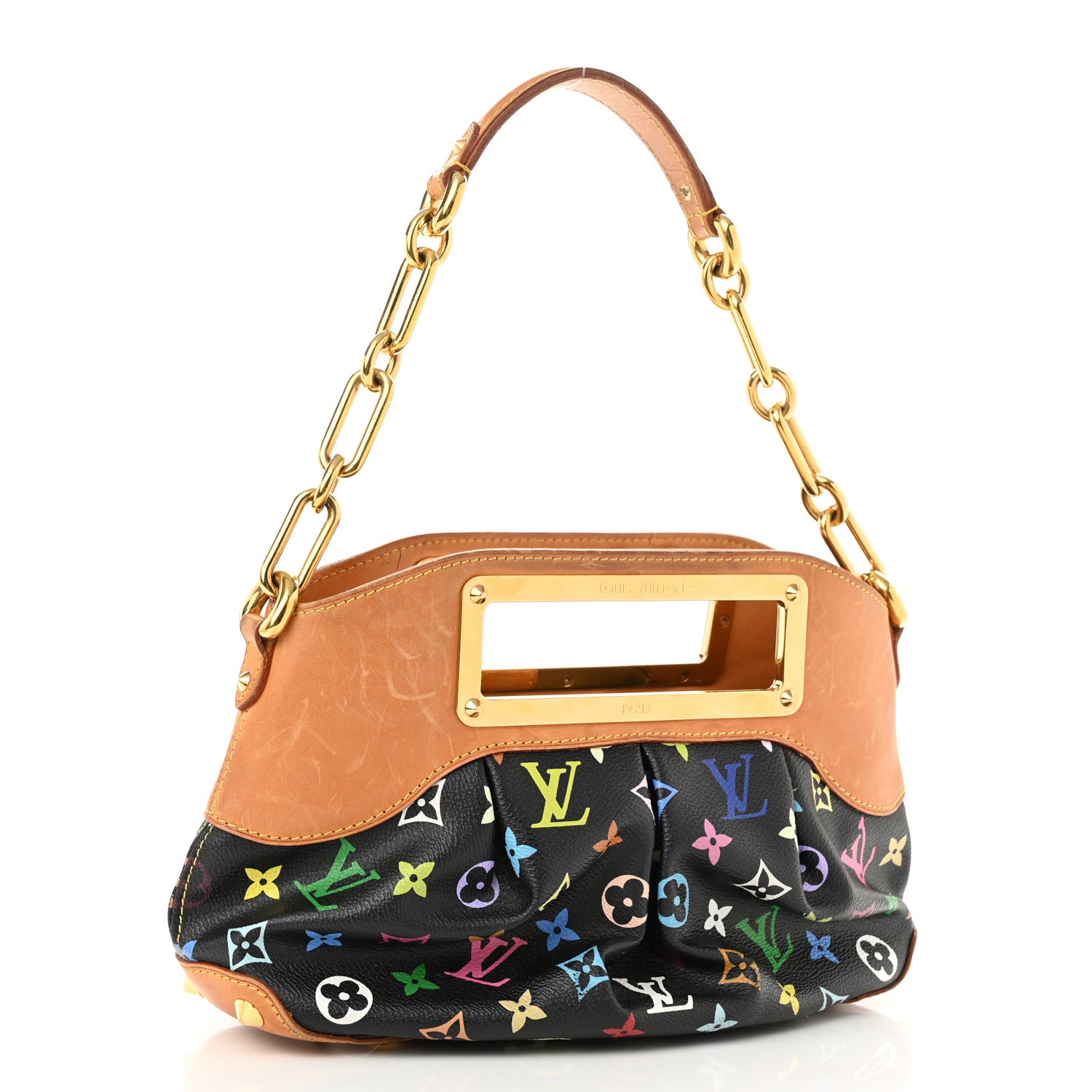 Louis Vuitton Monogram Multicolor Judy PM Black 3 of 10