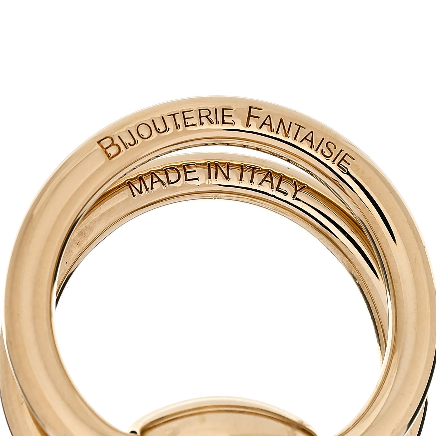 Hermes Permabrass Mors Scarf Ring Gold 4 of 5