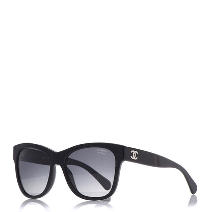 Chanel Polarized Square CC Sunglasses 5380 Black 1 of 7