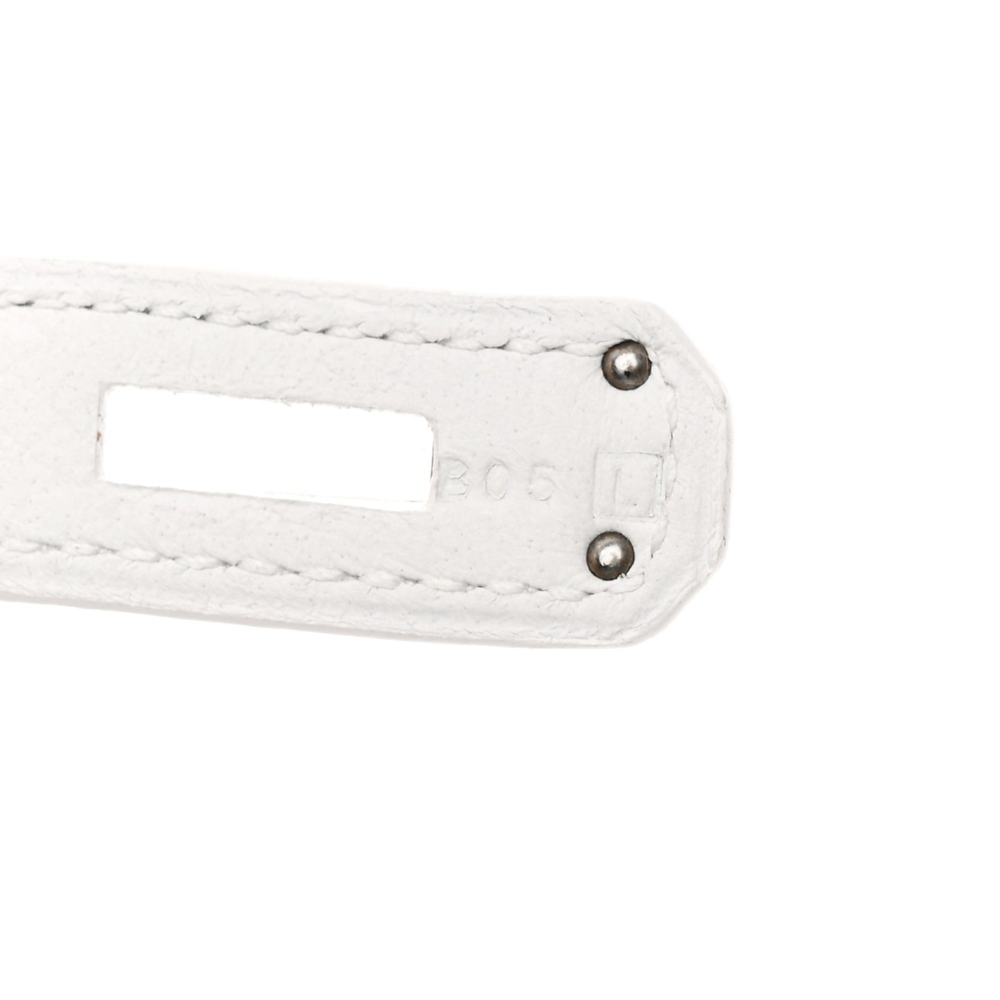 Taurillon Clemence Birkin 35 White