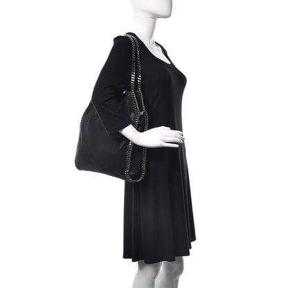 Stella McCartney Shaggy Deer Small Falabella Tote Black 2 of 9