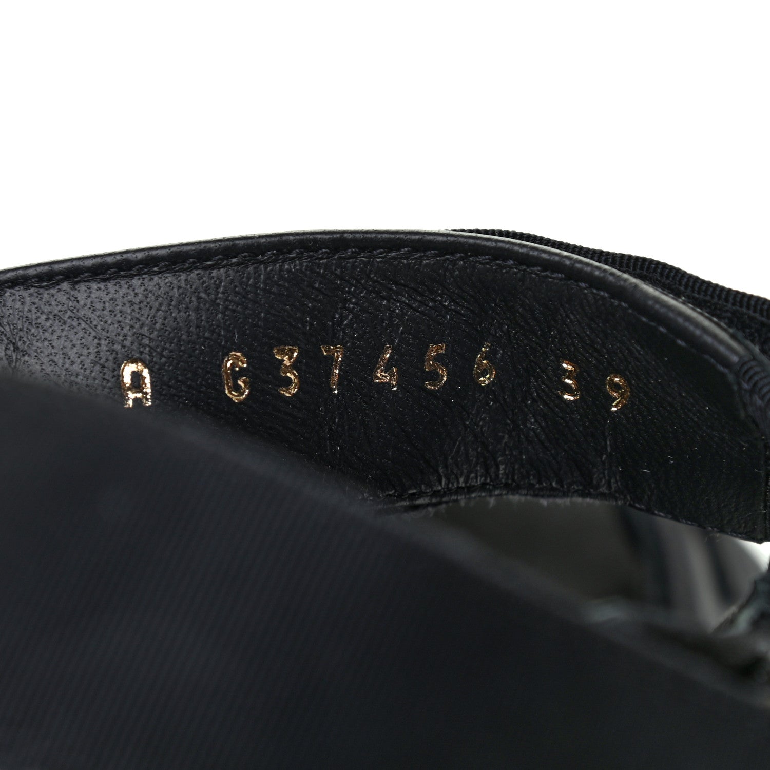 Chanel Grosgrain Crystal Logo Platform Sandals 39 Black 8 of 8