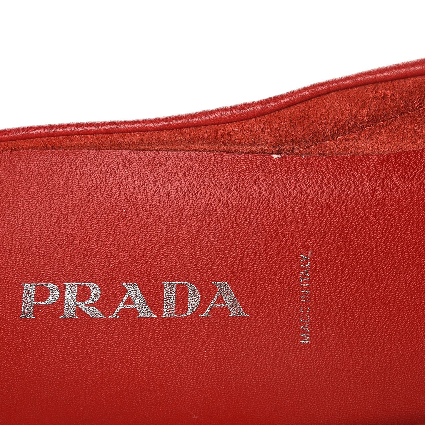 Vitello Daino Logo Mules 36.5 Red