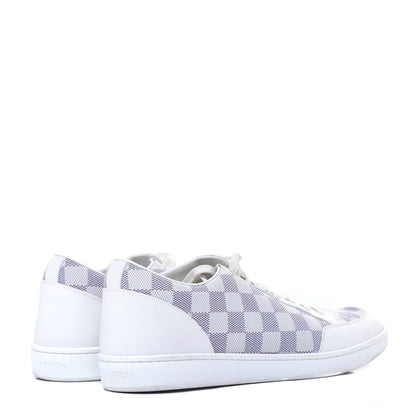 Louis Vuitton Damier Azur Mens Sneakers 8.5 White 4 of 10