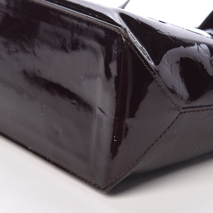 Louis Vuitton Vernis Wilshire PM Amarante 9 of 10