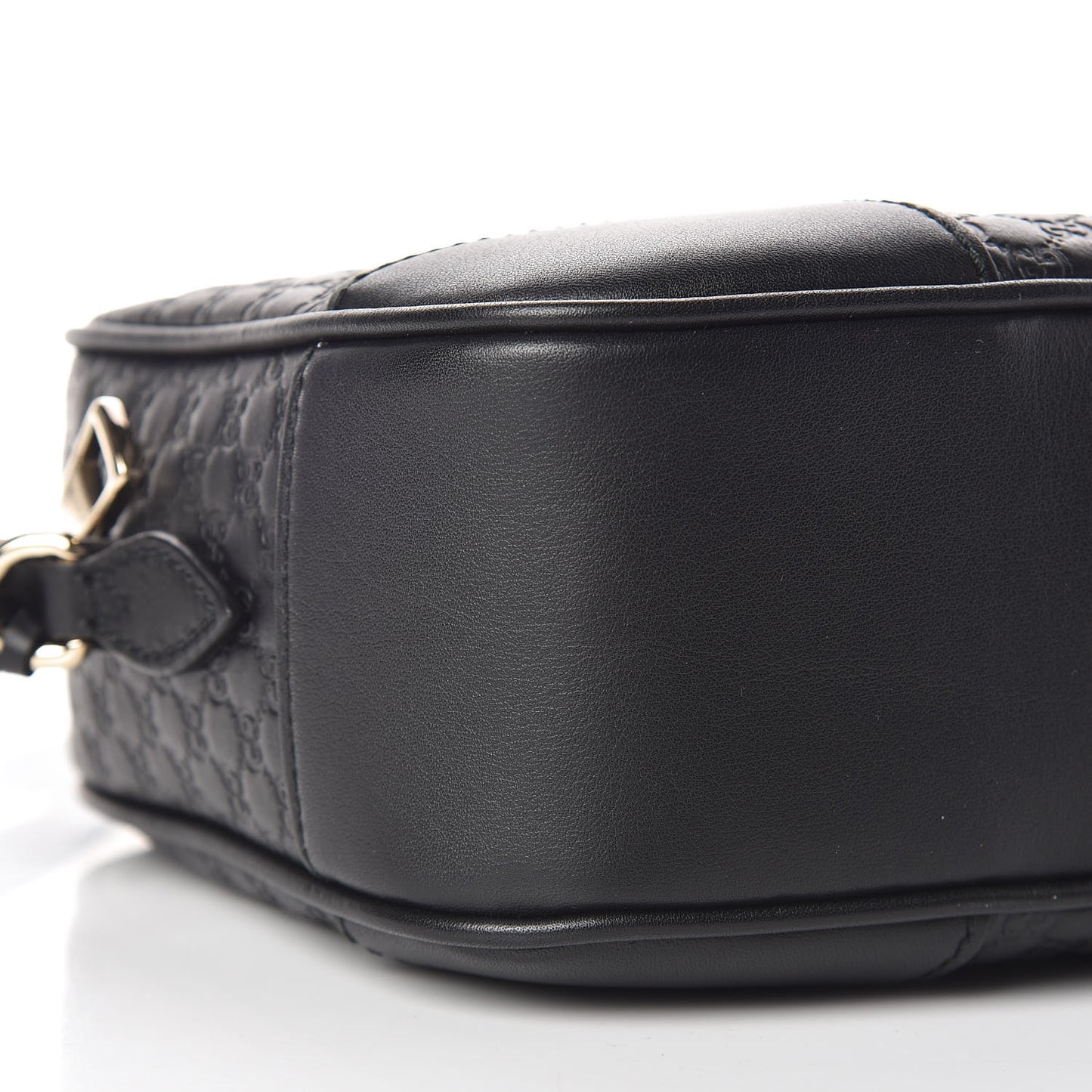 Microguccissima Mini Bree Messenger Bag Black