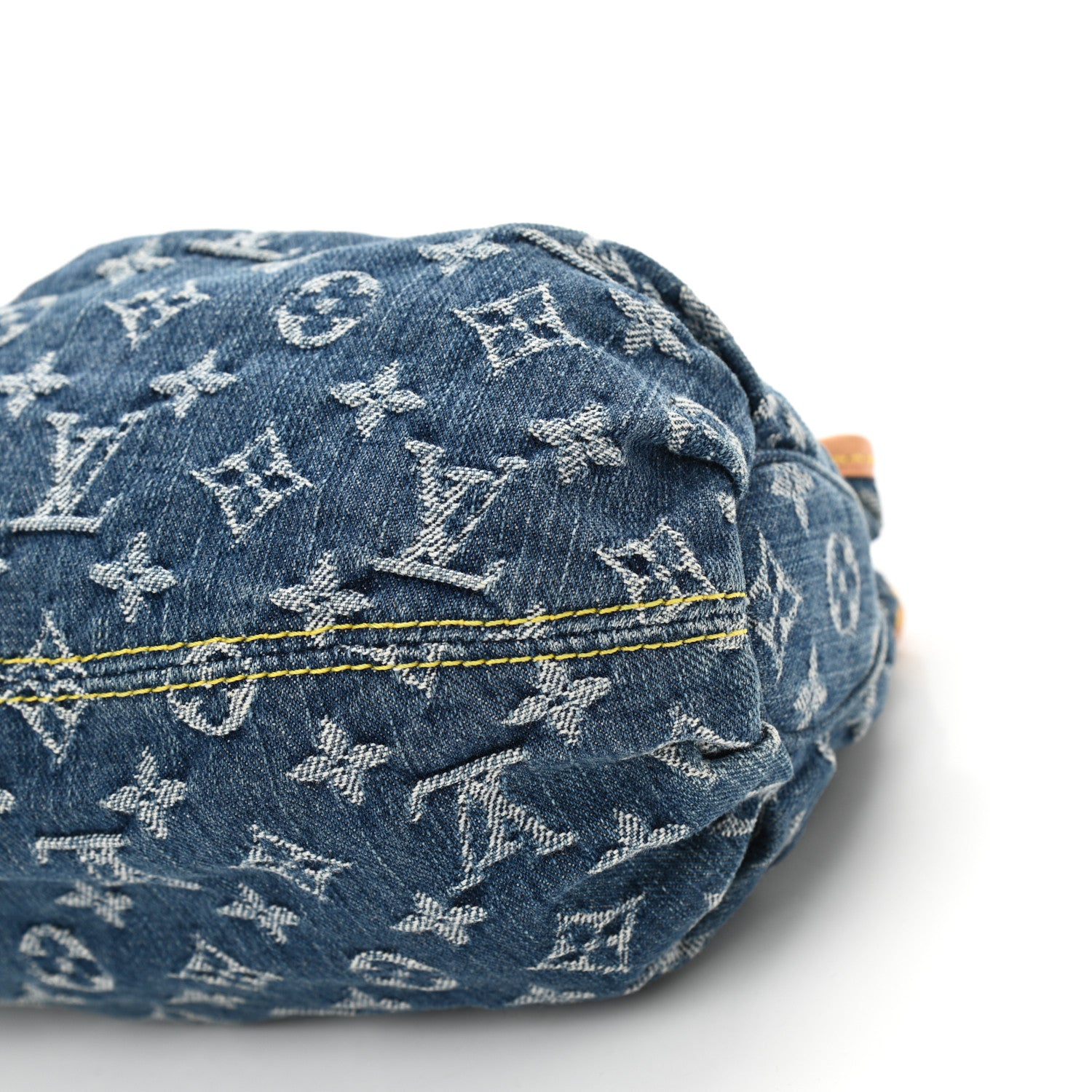 Louis Vuitton Monogram Denim Pleaty Blue 9 of 10