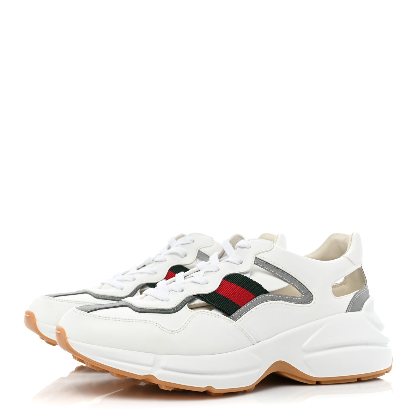 Demetra Web Mens Rhyton Cut Out Sneakers 9 Great White Grey