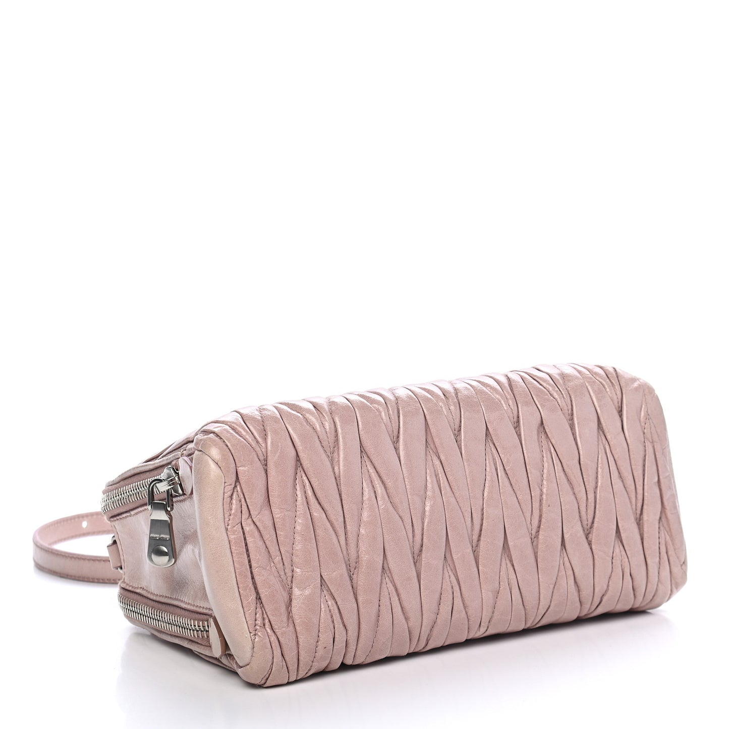 Nappa Matelasse Lux Mini Crossbody Tote Mughetto