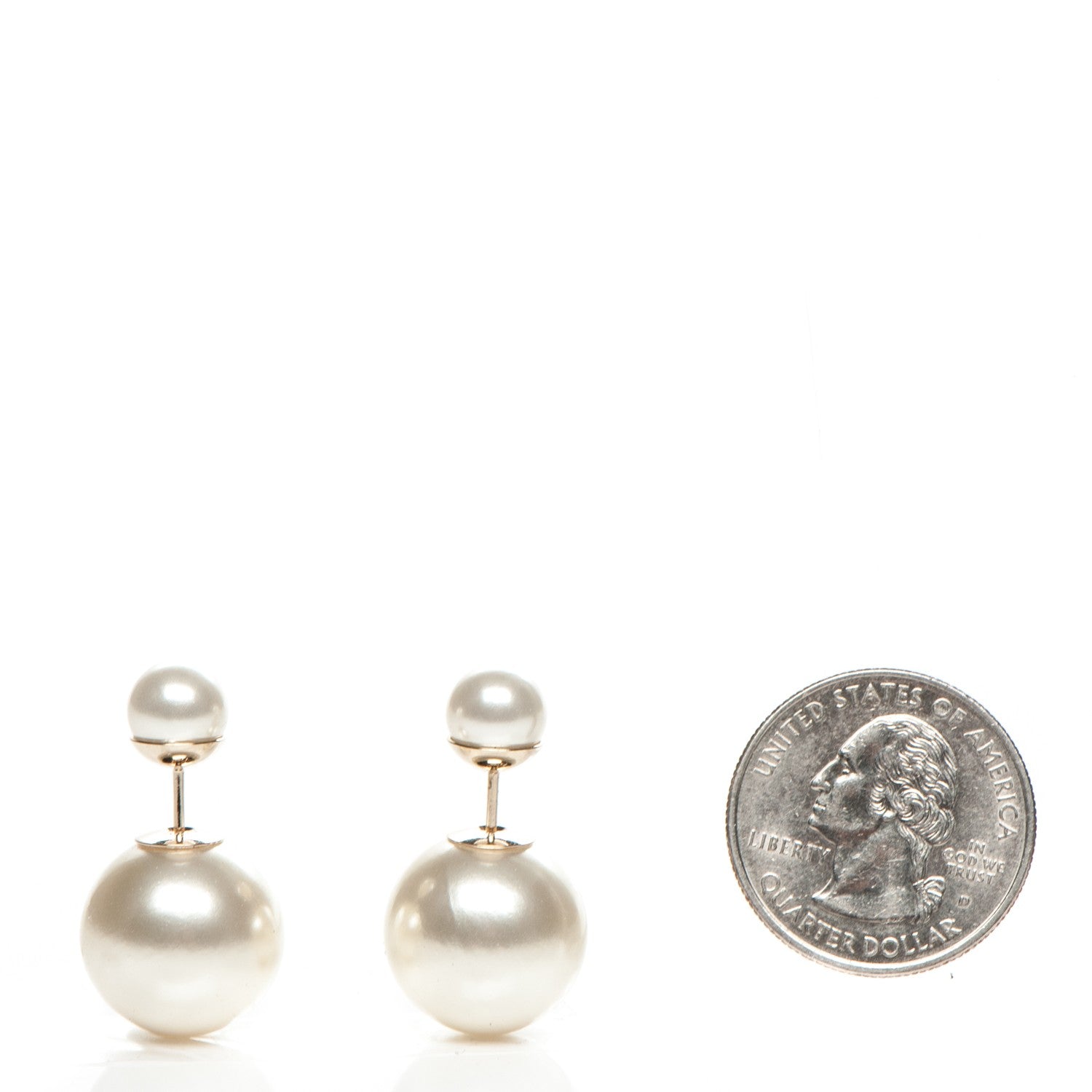 Christian Dior Pearl Mise En Dior Tribal Earrings 2 of 4