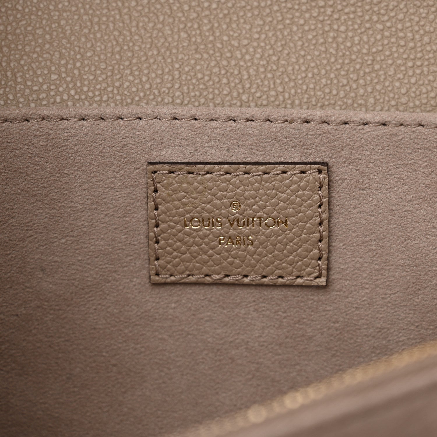 Louis Vuitton Empreinte Monogram Giant Pochette Metis East West Tourterelle Creme 6 of 9