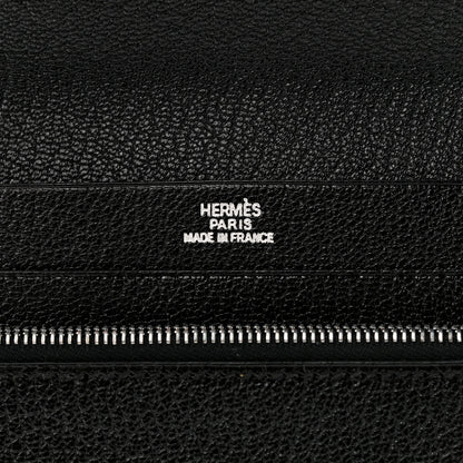 Hermes Chevre Mysore Azap GM Wallet Black 6 of 6