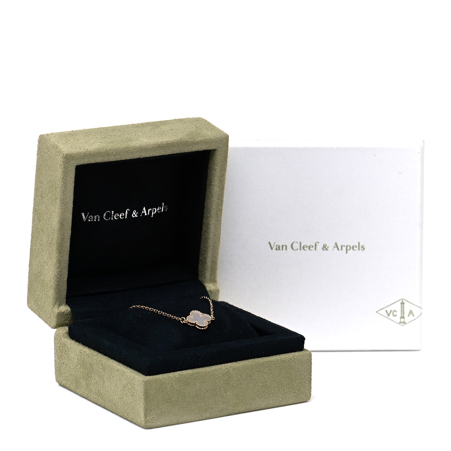 18K Yellow Gold Mother of Pearl Sweet Alhambra Bracelet