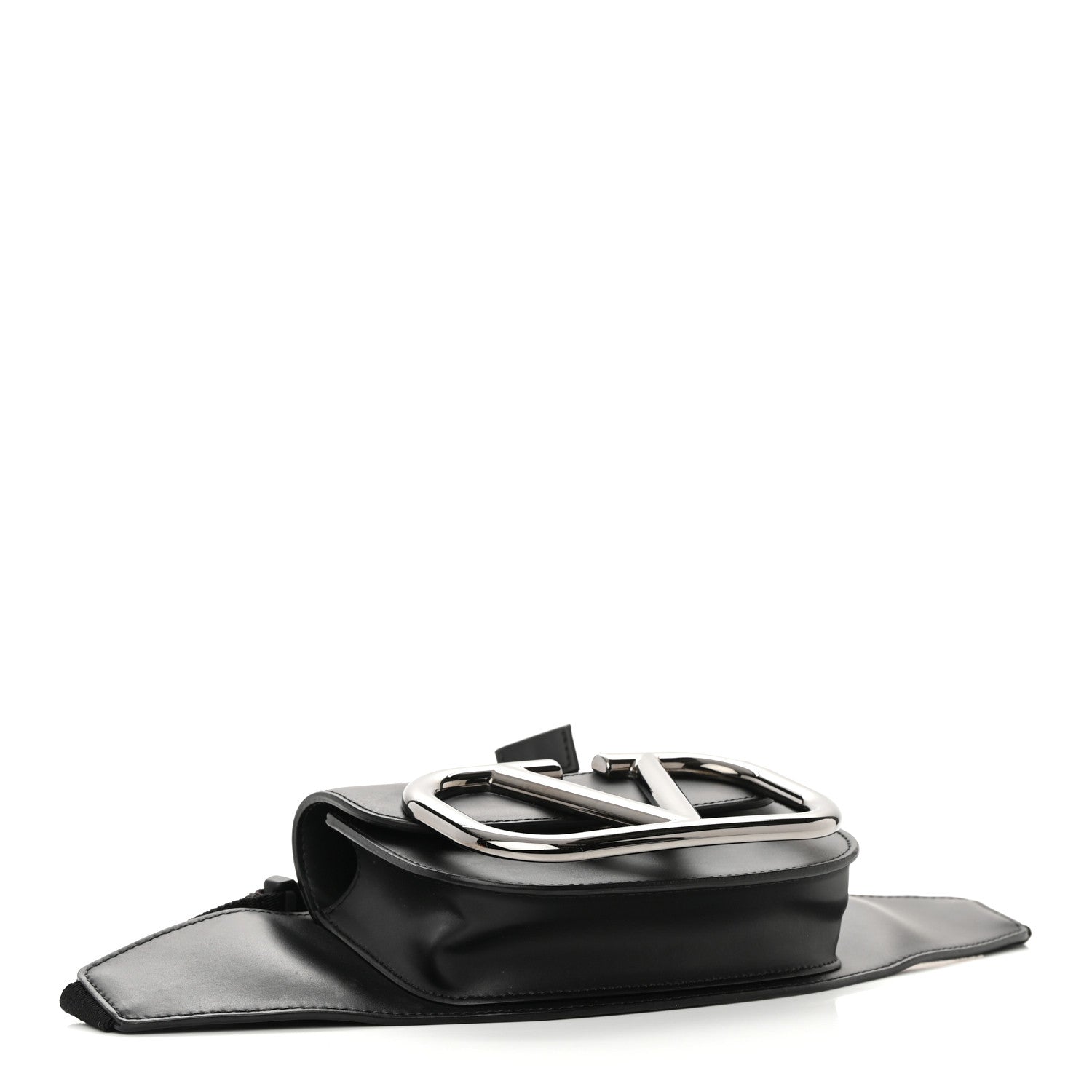 Valentino Garavani Calfskin Supervee Belt Bag Black 4 of 13