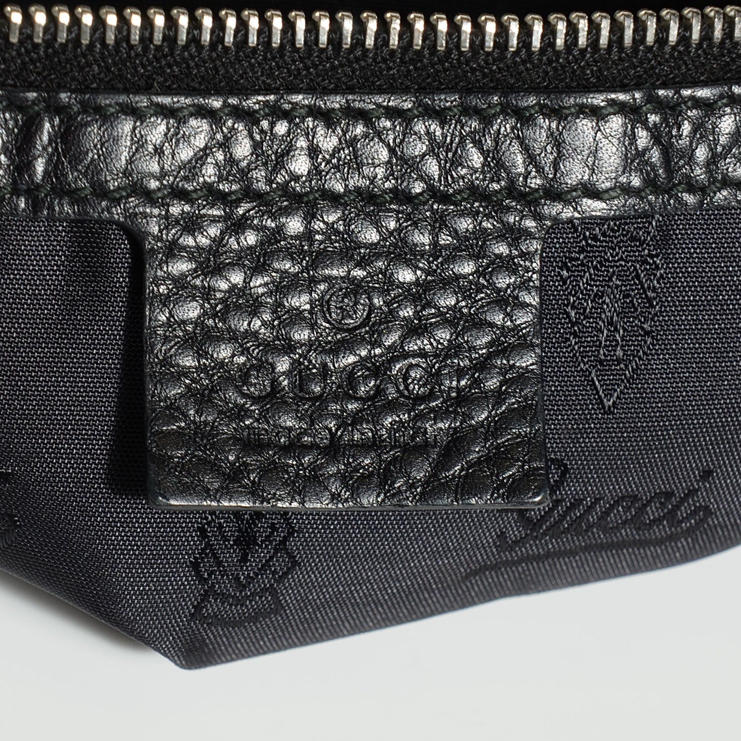 Gucci Guccissima Neoprene Medium Techno Horsebit Hobo Black 12 of 18