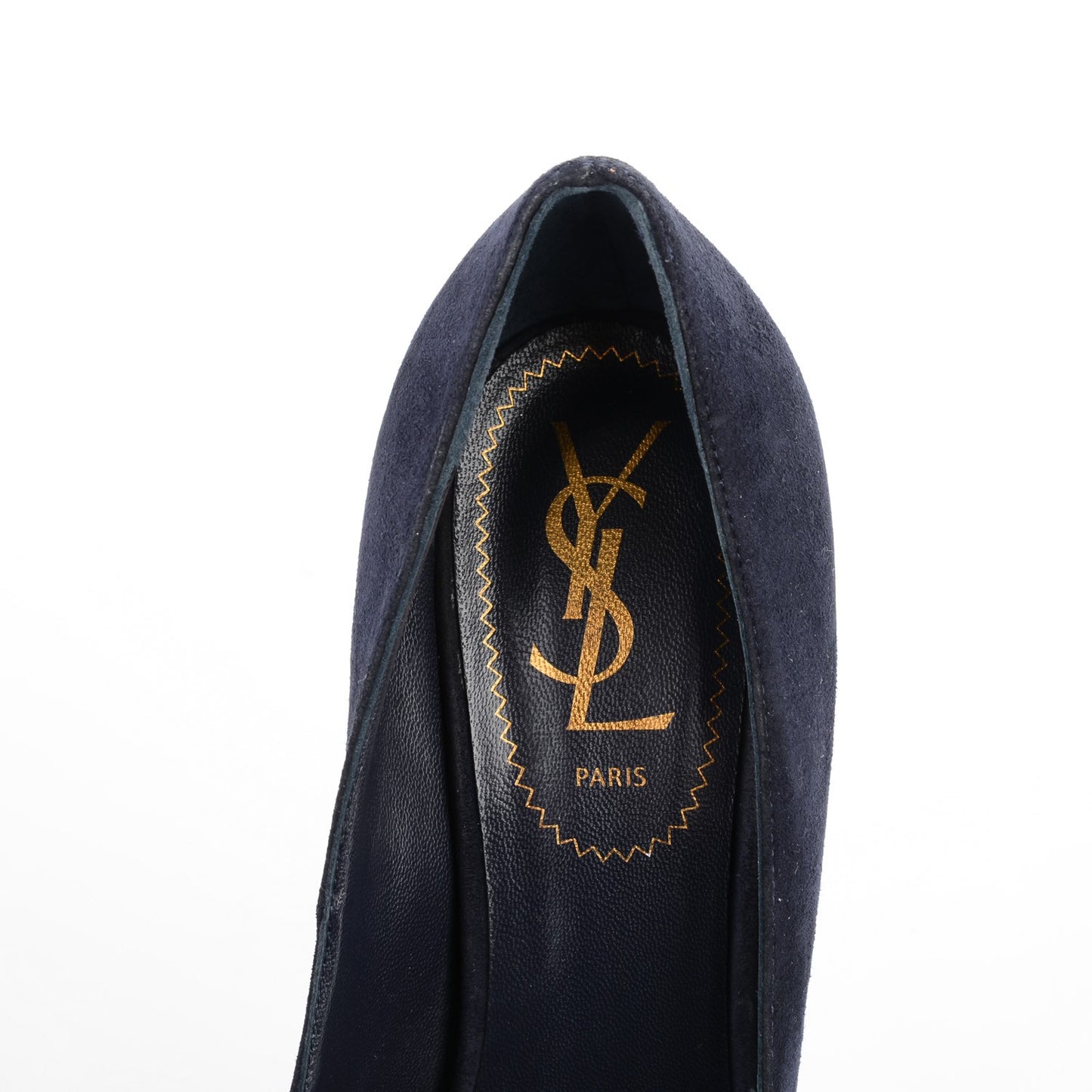 Suede Tribtoo 105 Platform Pumps 37 Navy
