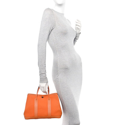Hermes Toile Negonda Garden Party 30 TPM Orange 2 of 9