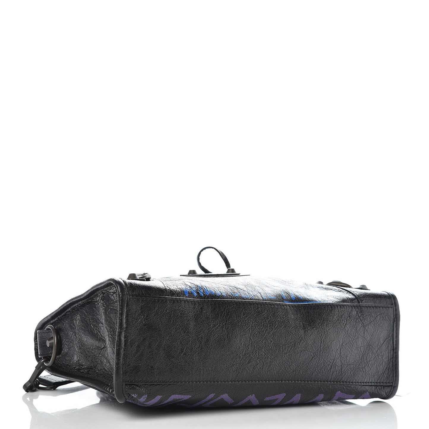 Agneau Arena Graffiti All Over Classic Hardware S City Black Bleu Violet