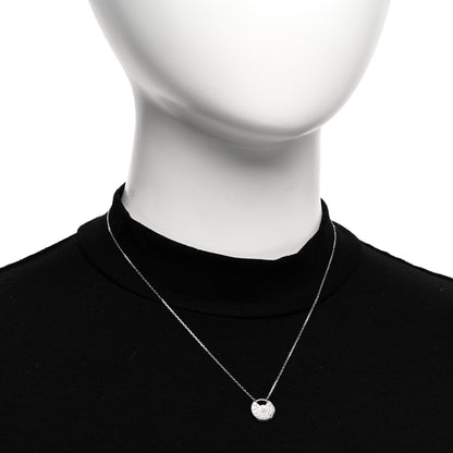 Cartier 18K White Gold Diamond XS Amulette de Pendant Necklace 2 of 4