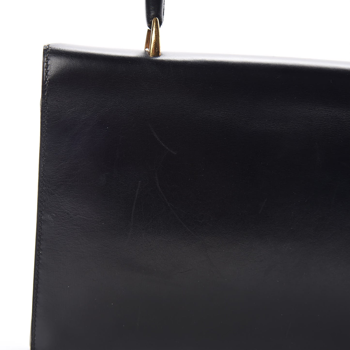 Box Top Handle Bag Black