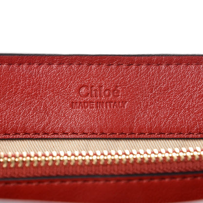 Chloe Calfskin Small Faye Day Shoulder Bag Dahlia Red 7 of 8