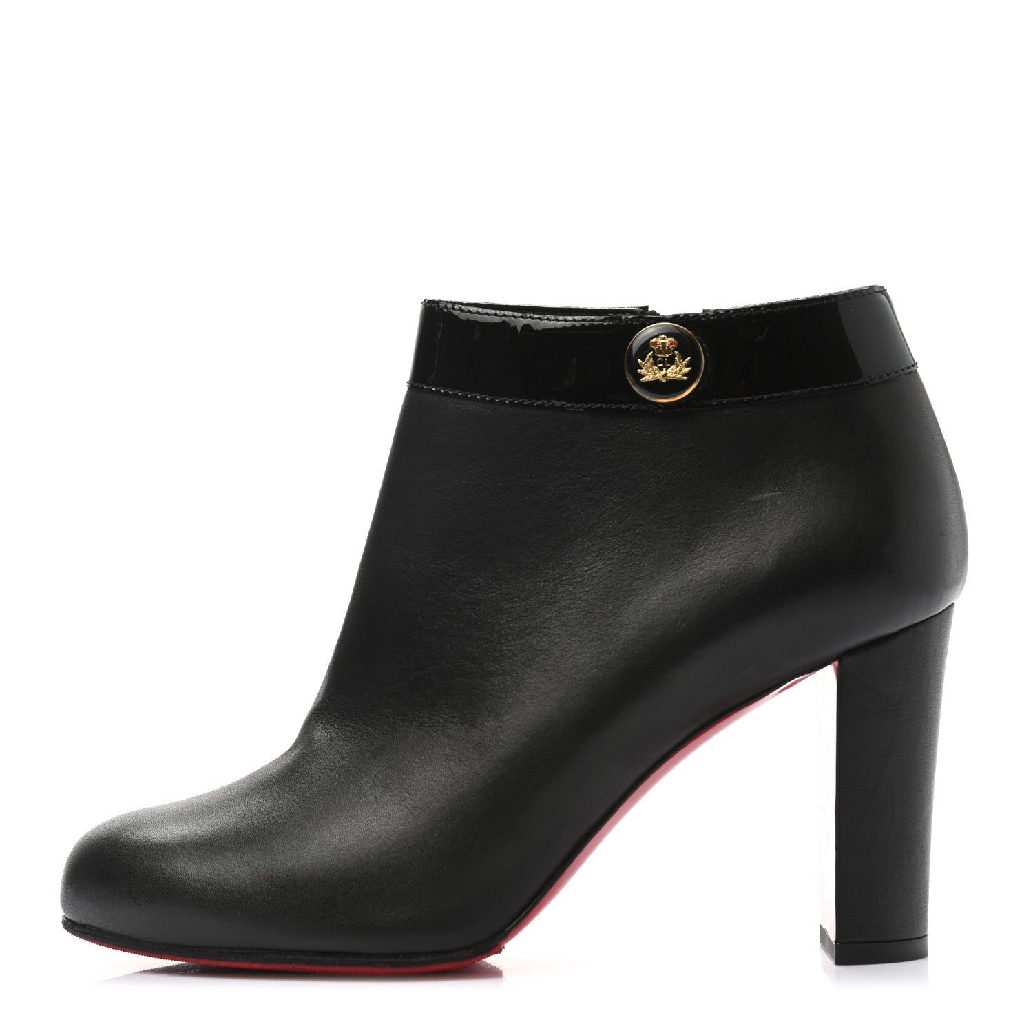 Christian Louboutin Patent Calf CL 85 Boot 39.5 Black 1 of 9