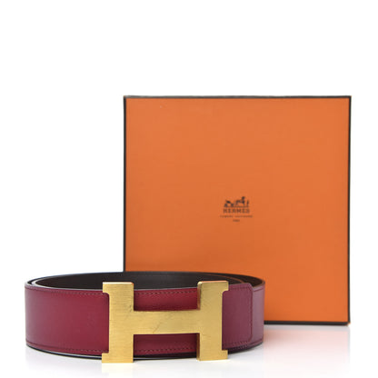 Hermes Chamonix Evercolor 42mm Constance 2 Belt 80 Rubis Chocolate 5 of 5