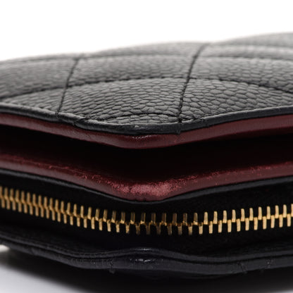 Chanel Caviar Quilted CC French Wallet Black 13 of 15