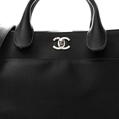 Chanel Caviar Cerf Executive Shopper Tote Black 8 of 10