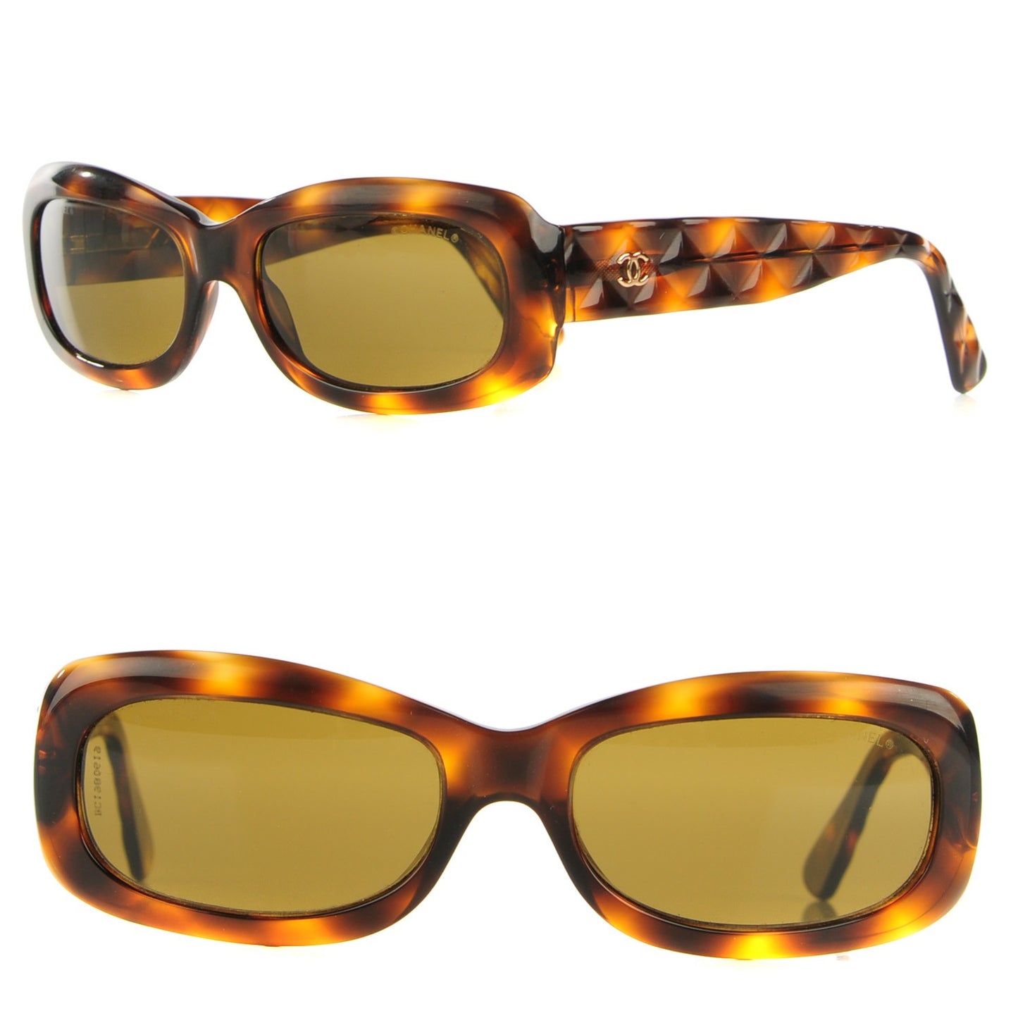 Quilted Sunglasses 5094 Tortoise