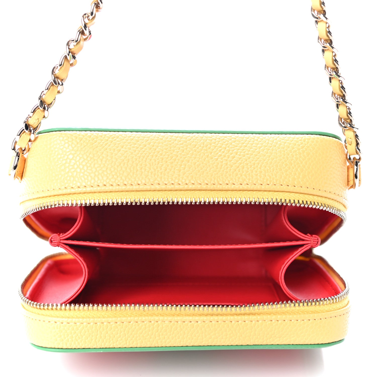 Chanel Caviar Quilted Filigree Vanity Clutch With Chain Multicolor 4 of 9