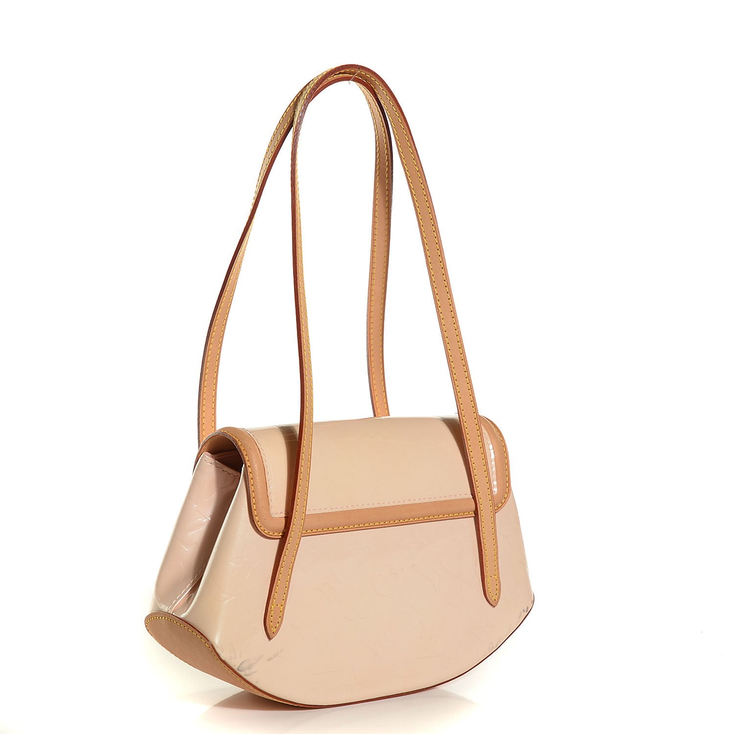 Louis Vuitton Vernis Biscayne Bay PM Marshmallow 3 of 7